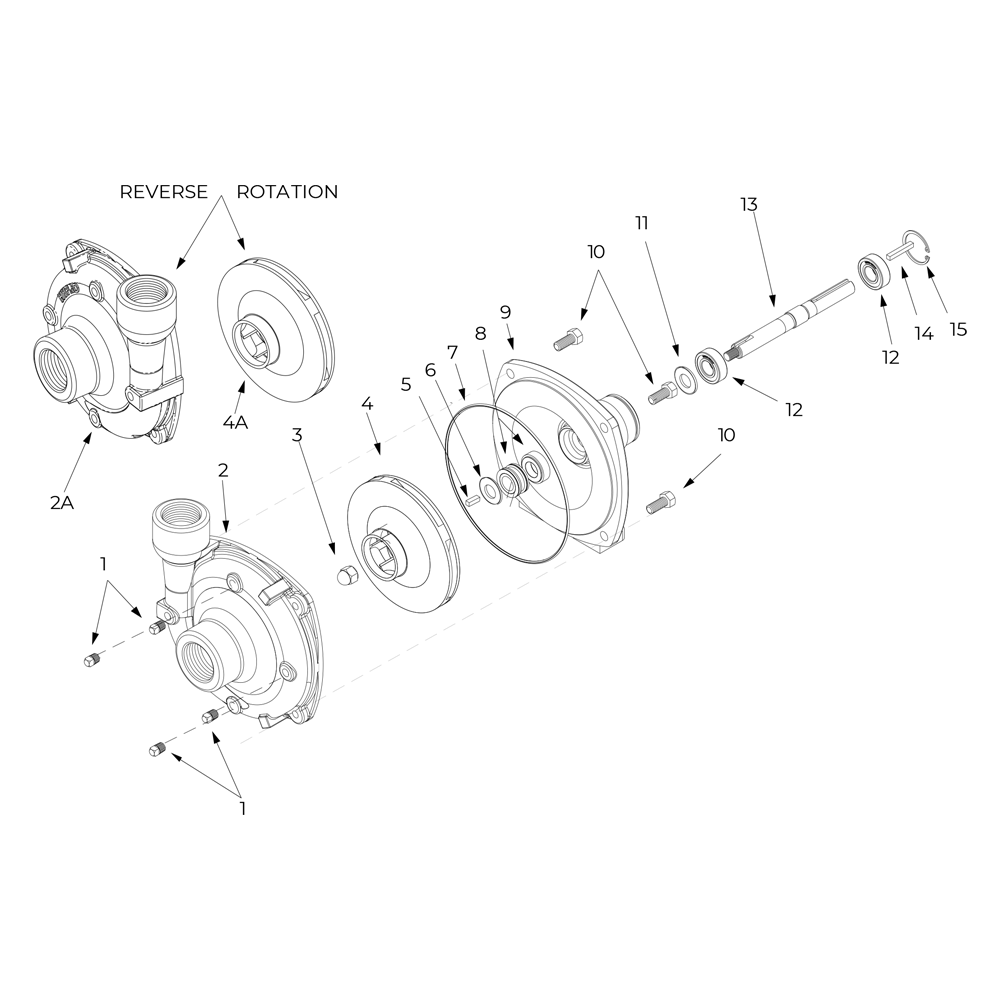 BOMBAS CENTRIFUGAS EJE LIBRE / SERIE 9200 - Imagen 3