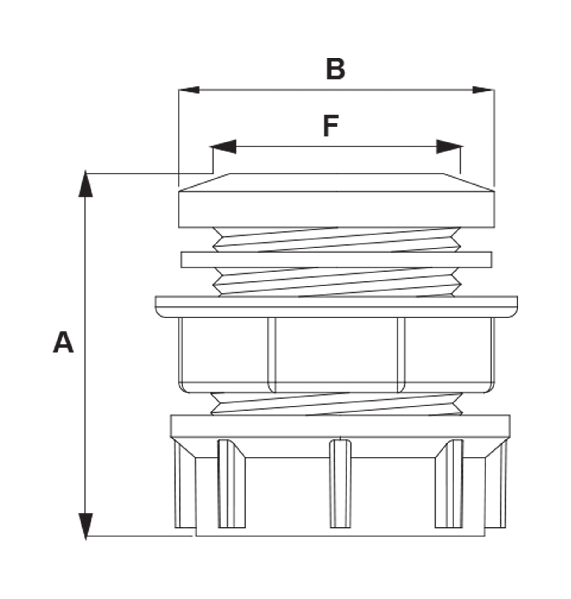 KIT RACORD DE DESCARGA DEL TANQUE - Imagen 2